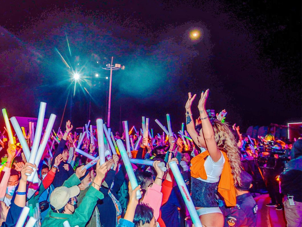 跨年晚會互動現(xiàn)場